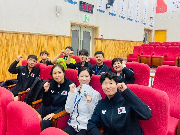 스포츠재활과 하*운 학생  2025 도쿄 데플림픽  국가대표 탁구팀 선수 대표이미지